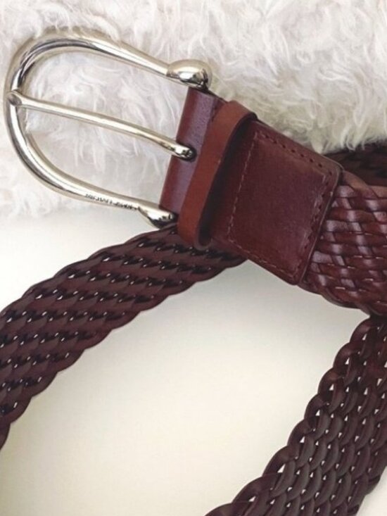 Michael Kors Woven Braided Leather Belt - NWT